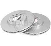 2x Disco freno ventilato 16953 A.B.S. per OPEL CHEVROLET