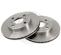2x Disco freno ventilato 17027 A.B.S. per TOYOTA YARIS