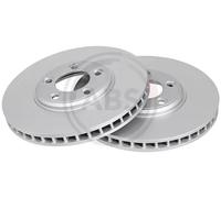 2x Disco freno ventilato 17049 A.B.S. per JAGUAR S-TYPE II