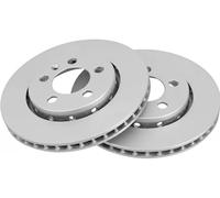 2x Disco freno ventilato 17059 A.B.S. per VW AUDI SKODA SEAT