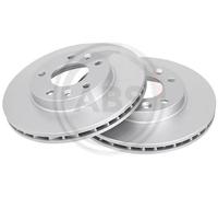 2x Disco freno ventilato 17066 A.B.S. per KIA CARNIVAL II CARNIVAL I