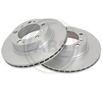 2x Disco freno ventilato 17073 A.B.S. per PORSCHE BOXSTER