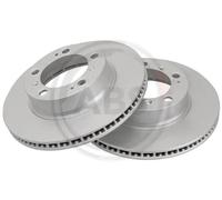 2x Disco freno ventilato 17074 A.B.S. per PORSCHE BOXSTER