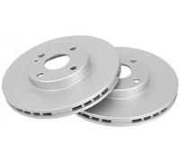 2x Disco freno ventilato 17091 A.B.S. per MAZDA 323 S VI Tre volumi