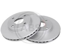 2x Disco freno ventilato 17093 A.B.S. per MAZDA 323 S VI Tre volumi