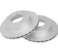 2x Disco freno ventilato 17124 A.B.S. per MITSUBISHI SPACE WAGON LANCER VI