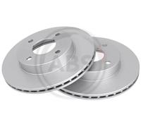 2x Disco freno ventilato 17146 A.B.S. per NISSAN MICRA II