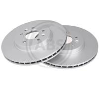 2x Disco freno ventilato 17151 A.B.S. per FORD JAGUAR