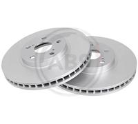 2x Disco freno ventilato 17181 A.B.S. per TOYOTA AVENSIS AVENSIS Liftback