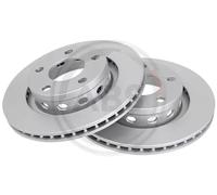2x Disco freno ventilato 17240 A.B.S. per VW AUDI