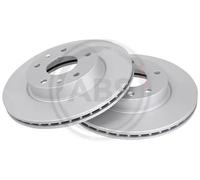 2x Disco freno ventilato 17389 A.B.S. per LAND ROVER FREELANDER I