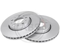 2x Disco freno ventilato 17404 A.B.S. per VOLVO V70 I S80 I XC70 I Cross Country