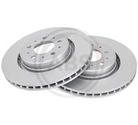 2x Disco freno ventilato 17410 A.B.S. per VOLVO S70 V70 I C70 I Coupé