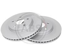 2x Disco freno ventilato 17460 A.B.S. per TOYOTA CAMRY Tre volumi PREVIA II