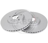 2x Disco freno ventilato 17464 A.B.S. per HONDA ACCORD VII Tourer ACCORD VII
