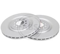 2x Disco freno ventilato 17493 A.B.S. per SEAT LEON