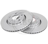2x Disco freno ventilato 17529 A.B.S. per AUDI VW