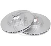 2x Disco freno ventilato 17544 A.B.S. per TOYOTA COROLLA COROLLA Familiare