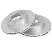 2x Disco freno ventilato 17576 A.B.S. per HYUNDAI ATOS