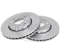 2x Disco freno ventilato 17579 A.B.S. per KIA CARENS I MPV / Space wagon