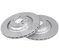 2x Disco freno ventilato 17596 A.B.S. per AUDI A6 C6 Avant A6 C6 A6 Allroad C6