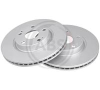 2x Disco freno ventilato 17608 A.B.S. per TOYOTA COROLLA Verso AVENSIS