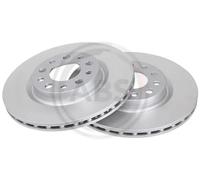 2x Disco freno ventilato 17630 A.B.S. per ALFA ROMEO 159 SPIDER BRERA