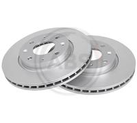 2x Disco freno ventilato 17642 A.B.S. per KIA CERATO I Tre volumi