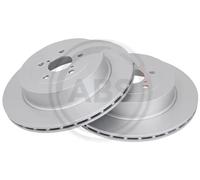 2x Disco freno ventilato 17657 A.B.S. per SUBARU IMPREZA Tre volumi