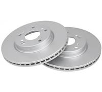 2x Disco freno ventilato 17659 A.B.S. per HONDA STREAM FR-V CIVIC VIII Hatchback