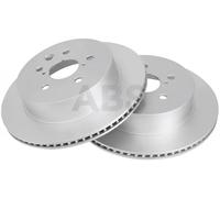 2x Disco freno ventilato 17682 A.B.S. per LEXUS GS IS II IS C RC IS III