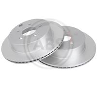 2x Disco freno ventilato 17698 A.B.S. per INFINITI NISSAN