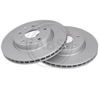 2x Disco freno ventilato 17707 A.B.S. per SUZUKI FIAT