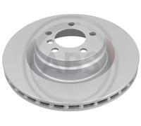 2x Disco freno ventilato 17721 A.B.S. per LAND ROVER RANGE ROVER III