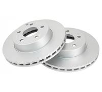 2x Disco freno ventilato 17754 A.B.S. per MERCEDES-BENZ Coupé
