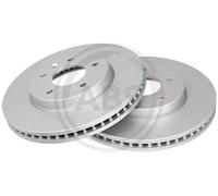 2x Disco freno ventilato 17763 A.B.S. per OPEL CHEVROLET