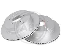 2x Disco freno ventilato 17764 A.B.S. per OPEL CHEVROLET