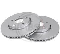 2x Disco freno ventilato 17829 A.B.S. per TOYOTA AVENSIS Tre volumi VERSO AURIS