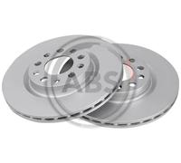 2x Disco freno ventilato 17855 A.B.S. per ALFA ROMEO 159 SPIDER BRERA