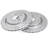 2x Disco freno ventilato 17931 A.B.S. per VOLVO V60 I V70 III S80 II S60 II