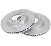 2x Disco freno ventilato 17963 A.B.S. per MITSUBISHI PAJERO IV PAJERO IV Van