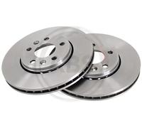 2x Disco freno ventilato 17977 A.B.S. per RENAULT SCÉNIC III GRAND SCÉNIC III
