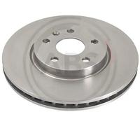 2x Disco freno ventilato 17989 A.B.S. per SAAB OPEL CHEVROLET MG