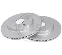 2x Disco freno ventilato 17992 A.B.S. per OPEL SAAB CHEVROLET