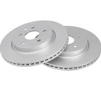 2x Disco freno ventilato 17992 A.B.S. per SAAB OPEL CHEVROLET