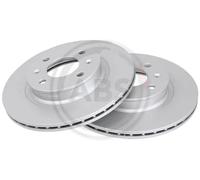 2x Disco freno ventilato 18024 A.B.S. per HYUNDAI i20 I