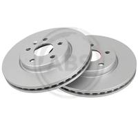 2x Disco freno ventilato 18034 A.B.S. per OPEL CHEVROLET
