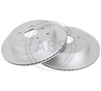 2x Disco freno ventilato 18076 A.B.S. per SUZUKI GRAND VITARA II