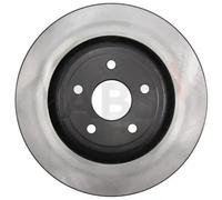 2x Disco freno ventilato 18088 A.B.S. per JEEP GRAND CHEROKEE III