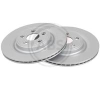 2x Disco freno ventilato 18090 A.B.S. per JAGUAR DAIMLER